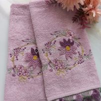 İğneoyalı Mutfak Havlusu - Çiçek