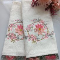 İğneoyalı Mutfak Havlusu -2'li Krem