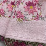 2’li İğneoyası Mutfak Havlusu Pembe